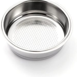 Cuenco de filtro para máquina de café, 2.008 in de una sola capa de filtro de café, cesta de filtro no presurizada para DeLonghi EUPA Donlim Cuenco de filtro para máquina de café, 2.008 in de una sola capa de filtro de café, cesta de filtro no presurizada para DeLonghi EUPA Donlim
