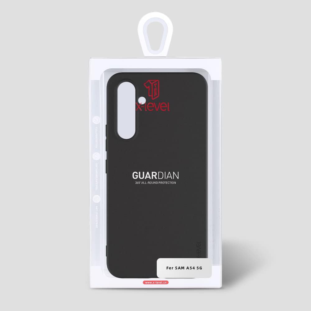 X-level Funda para Samsung Galaxy A54 5G Slim Fit Soft TPU Super Ultra Thin Serie Guardian A54 5G Teléfono Cubierta Trasera Luz Protectora Acabado