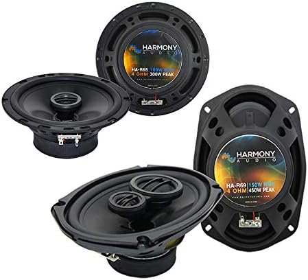 Harmony Audio Paquete compatible con Nissan Xterra HA-R65 HA-R69 2005-2008 Nuevo paquete de actualización de repuesto de altavoz de fábrica