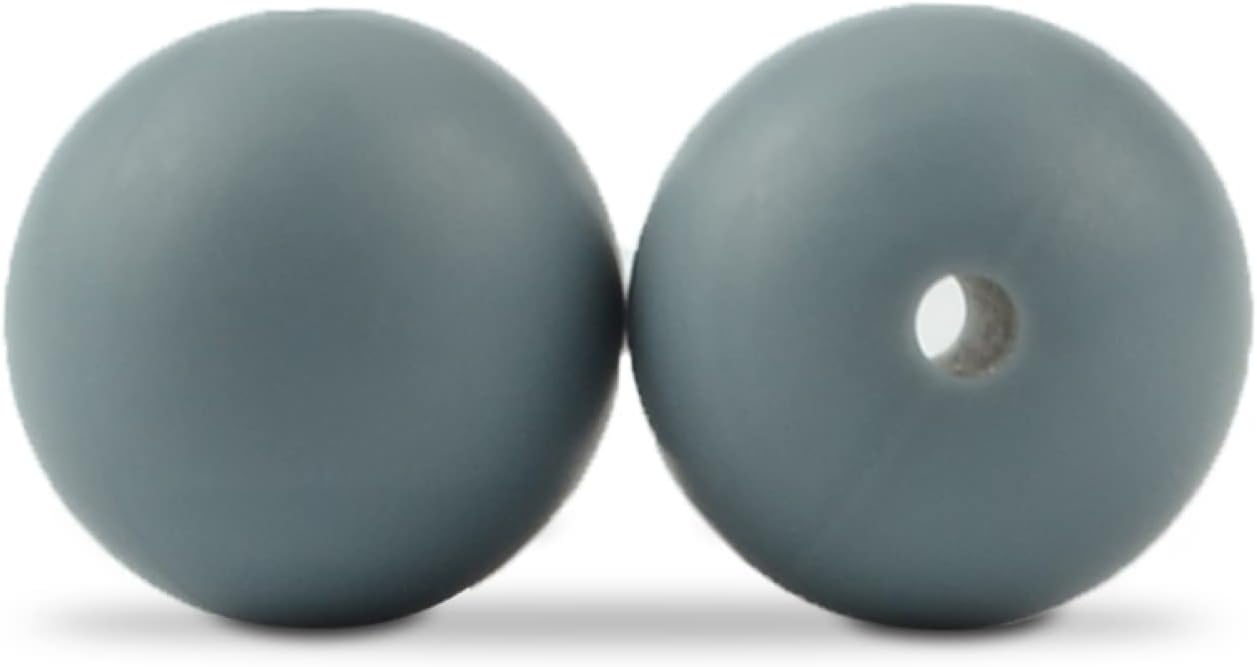 Cuentas de silicona  100 cuentas redondas de 0.354in, kits de manualidades para adultos, kit de fabricación de joyas, cuentas multicolor para