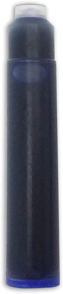 Cartuchos de tinta para pluma estilográfica, color azul, estándar internacional, repuesto de cartucho de tinta para pluma estilográfica, juego de 32
