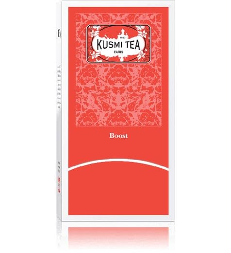 Kusmi Tea – Boost – Caja de 25 bolsitas de té de muselina