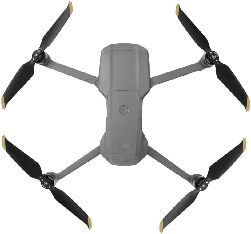 2 pares de hélices 7238 de bajo ruido 7238F para DJI Mavic Air 2 Drone Accesorios (color  2 pares dorados)