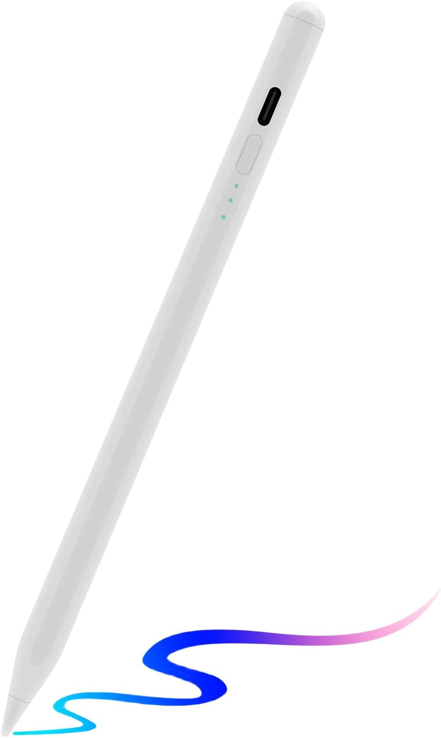 Lápiz óptico para iPad de 10 generación, carga completa de 15 minutos para iPad Pencil compatible con Apple iPad 6-10 2018-2023, Pro de 1112.9