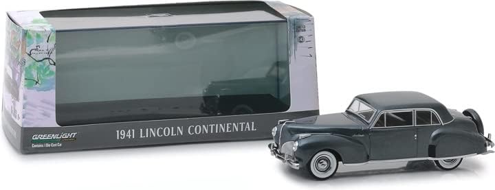 Greenlight 86325 1941 Lincoln Continental – Cotswold Gris Metálico Escala 143