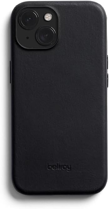 Bellroy Funda de cuero para iPhone 15 – Negro