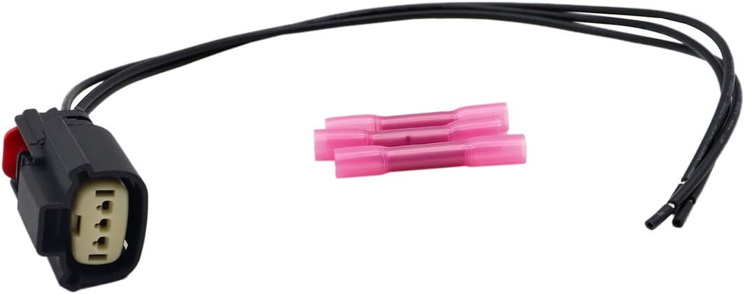 Bobina de encendido de 3 vías y conector de sensor, conector de bobina de encendido de coleta, cable de enchufe compatible con Ford V6 V8 Flex F150
