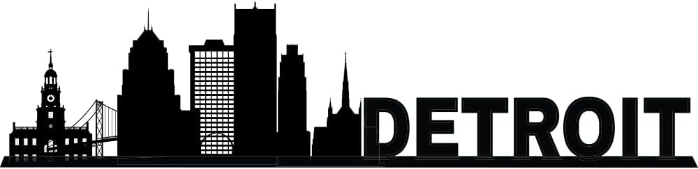 Toasted Tales – Vaso de whisky Detroit Skyline Cityscapes  Regalo para la gente de Detroit City  Vasos Old Fashioned Rocks Urban City  Regalo para