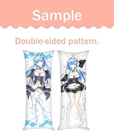 Saber Body Pillow Waifu Almohada de cuerpo desnudo Anime Dakimakura Sexy Girl (150, tricot de 2 vías)