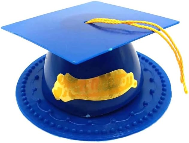 Oasis Supply Tapa de graduación para pastel con diploma, azul
