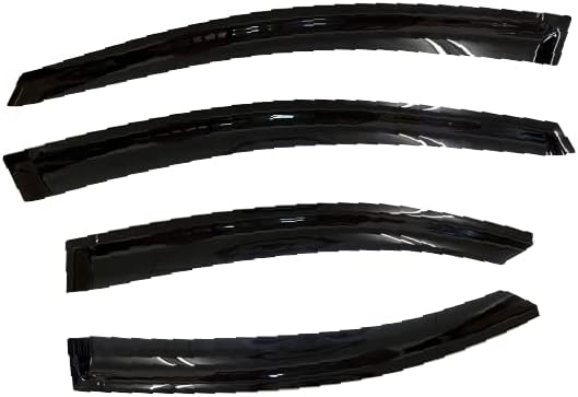 YW AUTO – Deflectores para visera de ventana, protector de lluvia compatible con Subaru WRX 2022