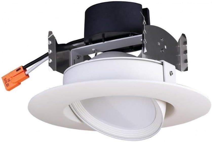 Satco S39464 – Lámpara LED de transición con acabado blanco, 3,47 pulgadas