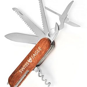 Swiss Eagle Cuchillo de ejército multiherramienta paquetes de 11 herramientas en tu bolsillo Swiss Eagle Cuchillo de ejército multiherramienta paquetes de 11 herramientas en tu bolsillo
