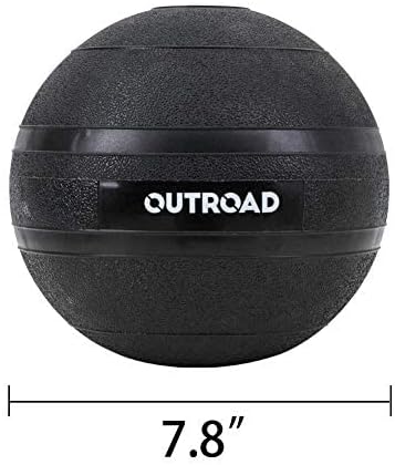 Max4out SlamWall Ball – Equipo de gimnasio con superficie texturizada para ejercicios de fuerza y acondicionamiento, entrenamiento cruzado,