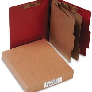 ACCO 15036 – Carpeta de clasificación de cartón prensado de 25 puntos, carta, seis secciones, rojo tierra, 10caja ACCO 15036 – Carpeta de clasificación de cartón prensado de 25 puntos, carta, seis secciones, rojo tierra, 10caja