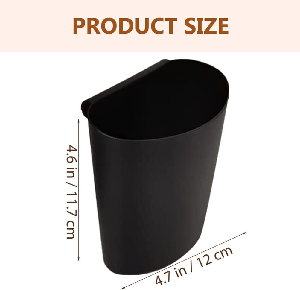 STOBOK Cesta de almacenamiento de 4 piezas, contenedor de mesa, papelera de pared, soporte para lápices, bote de basura compacto, papelera rodante,