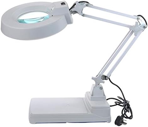 Lupa LED 10X con luz, lámpara de lupa de escritorio vinmax con luz LED, lámpara de lupa de brazo ajustable, lupa, lente de dioptría, lupa plegable,