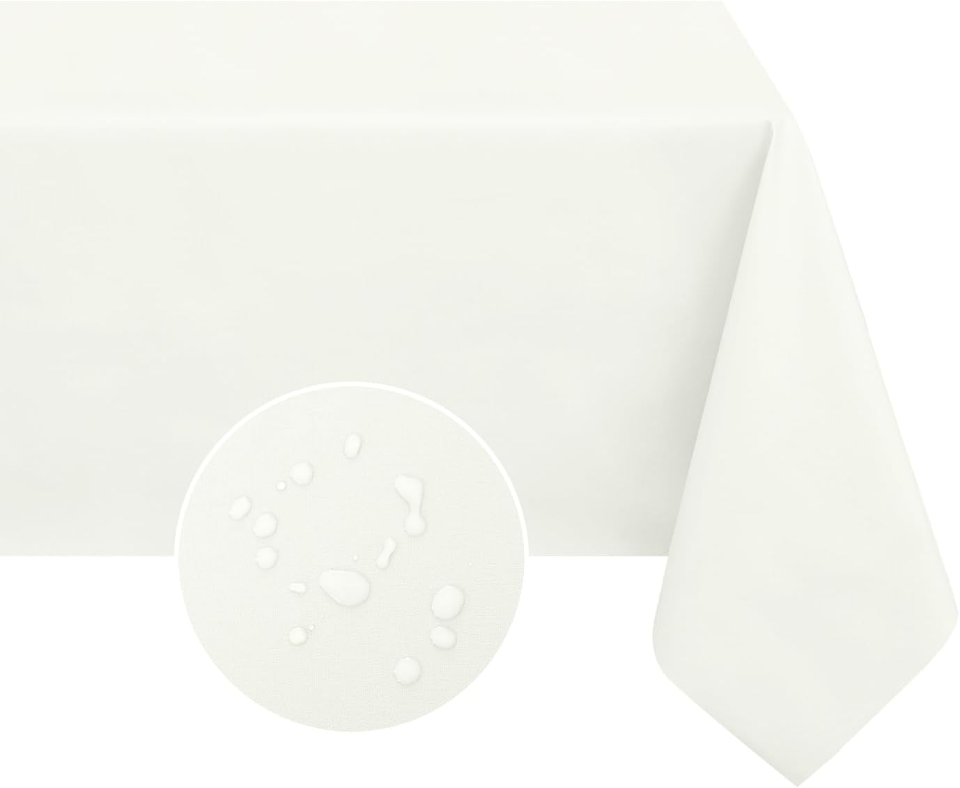 Romanstile Mantel rectangular de PVC 100% impermeable, a prueba de derrames de aceite, resistente a las manchas, manteles de plástico fáciles de