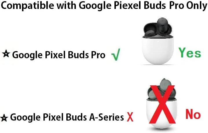 Almohadillas de repuesto de silicona antideslizantes para los oídos, gel compatible con Google Pixel Buds Pro, compatible con la caja, LMS, 3