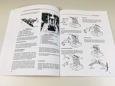 Manual Set para Ford 555B Tractor Cargador Retroexcavadora Propietarios Operadores Servicio Taller de Reparación