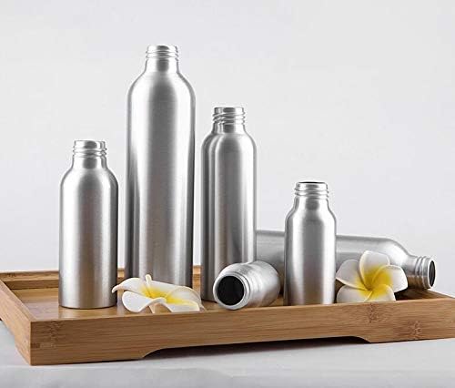 3 botellas de aluminio de niebla fina con pulverizador de bomba negra, recipientes de atomizador de muestra vacía para aceites esenciales, perfume,