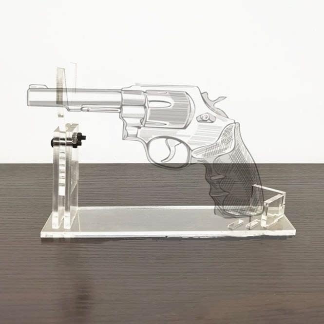 MAGPIE Elegante estante de acrílico transparente para interior para pistolas, armas de fuego y artículos similares a pistolas
