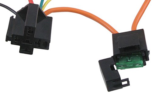 American Volt Ventiladores de refrigeración para radiador de motor eléctrico de 7 a 8 pulgadas, termostato de sonda de aleta de empuje de 3