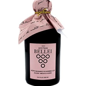 VINAGRE BALSAMIC OF MODENA IGP Bellei “Pink Label”, Aromático, Suave, Consistente, Multiuso Carne, Ensaladas, Más, Sin Gluten, Cantidad neta 8.45 fl VINAGRE BALSAMIC OF MODENA IGP Bellei “Pink Label”, Aromático, Suave, Consistente, Multiuso Carne, Ensaladas, Más, Sin Gluten, Cantidad neta 8.45 fl