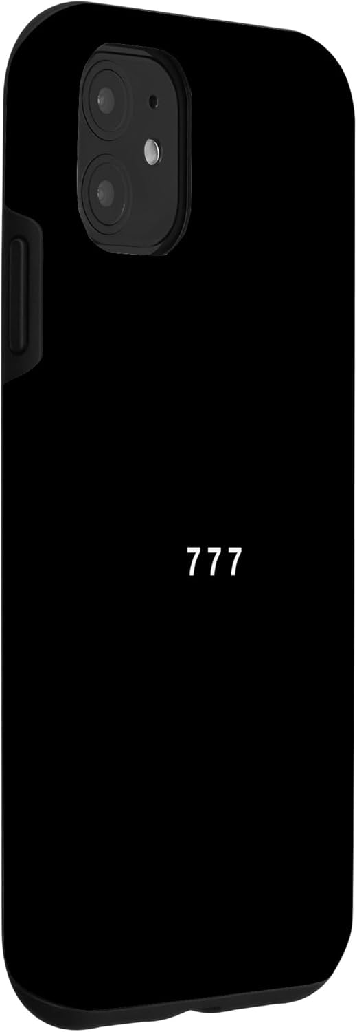 iPhone 11 Angel Numbers 777 Lucky Spiritual Sign Guide Manifesting Case