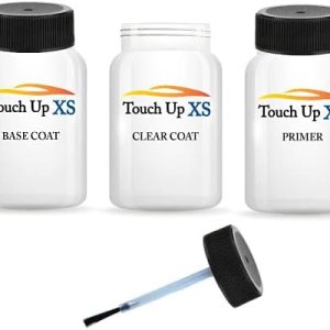 TouchupXS-Perfect Match For Audi Q8 LS9R Glacier White Metallic 2oz Basecoat Clearcoat and Primer With E-Z Dabber TouchupXS-Perfect Match For Audi Q8 LS9R Glacier White Metallic 2oz Basecoat Clearcoat and Primer With E-Z Dabber