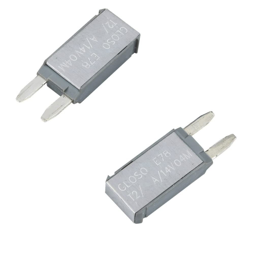 GLOSO E78 (7.5 A) Tipo 2 Modificado Reset Mini ATM Disyuntores Para Coche Camión RV Automotriz Marine Boat Trolling Motor & Custom Cableado Audio