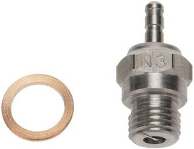 N3N4 Nueva bujía de encendido caliente para camión Traxxas RC Nitro Motores Car Truck (3 piezas N4 Sparks)