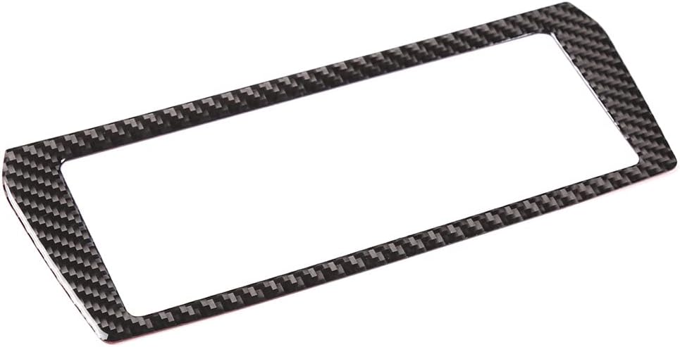 Adhesivo para consola central de automóvil, pantalla de navegación GPS, decoración de fibra de carbono suave real, compatible con Toyota Supra GR