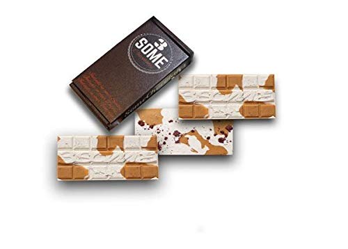 3 Some Chocolates Barras de chocolate gourmet exclusivas (caramelo salado y barra de chocolate blanco)