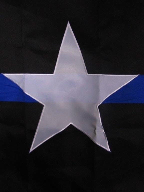 Premium 3×5 Embroidered Thin Line State 600D 2ply Nylon Flag 3’x5′