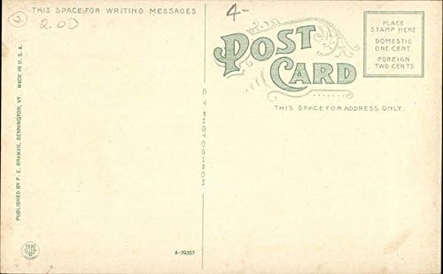 House where Col. Brume died Bennington, Vermont VT Original Antique Postcard