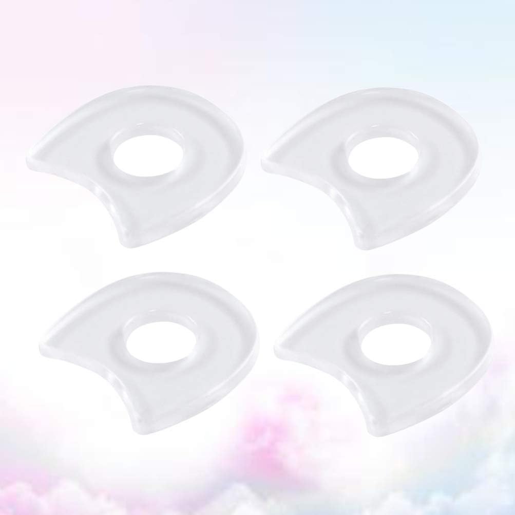 4 hojas de almohadillas de gel en forma de U para callos cojines de callos para dedos y pies, almohadillas adhesivas para callos de maíz y dolores