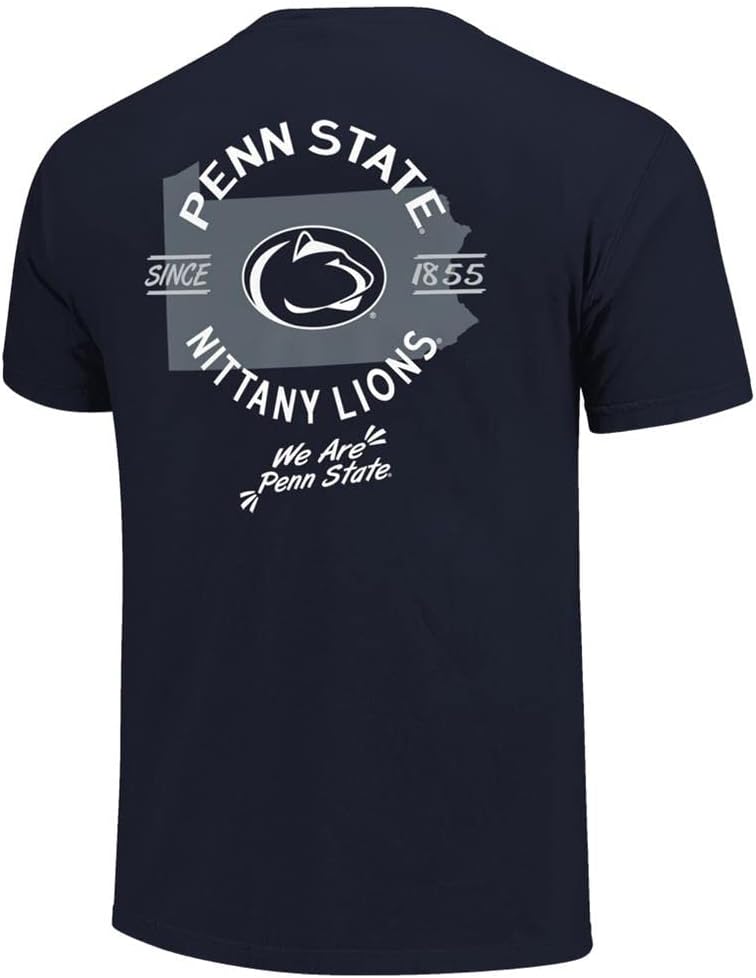 Adult NCAA Tshirt Mens College Short Sleeve Tee Womens Collegiate 100% Cotton SS T-Shirt for Men and Women