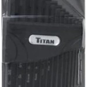Titan TIT12737 Juego de llaves hexagonales (13 piezas SAE de perfil bajo) Titan TIT12737 Juego de llaves hexagonales (13 piezas SAE de perfil bajo)