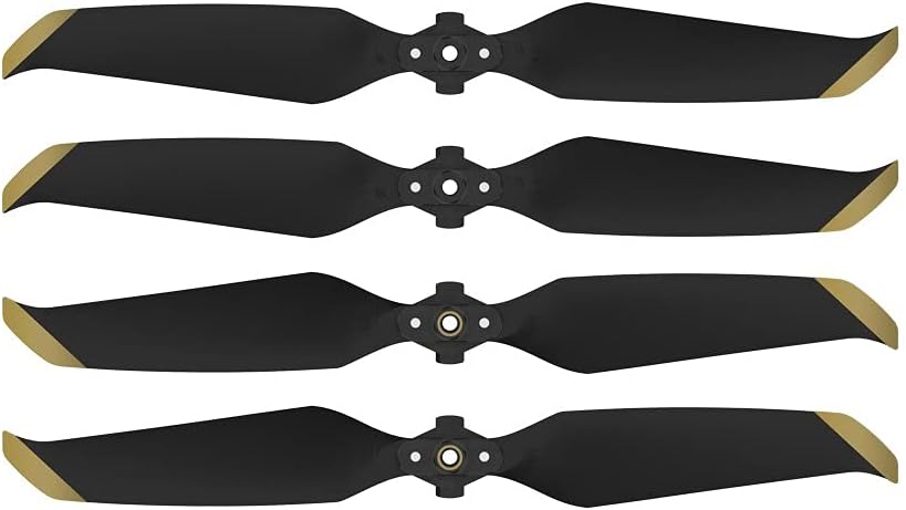 2 pares de hélices 7238 de bajo ruido 7238F para DJI Mavic Air 2 Drone Accesorios (color  2 pares dorados)