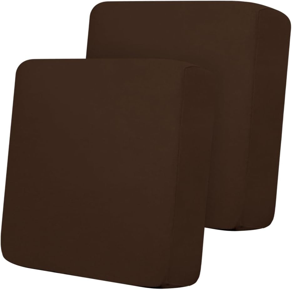 Easy-Going Fundas de cojín de vellón para asiento de sofá, funda de cojín suave y elástica para niños, mascotas (cojín de sofá biplaza de 2 piezas,