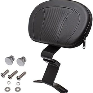 Respaldo delantero negro con almohadilla compatible con Harley Touring CVO Street Glide Road King Road Glide 2009-2022 2021 2020 Respaldo delantero negro con almohadilla compatible con Harley Touring CVO Street Glide Road King Road Glide 2009-2022 2021 2020