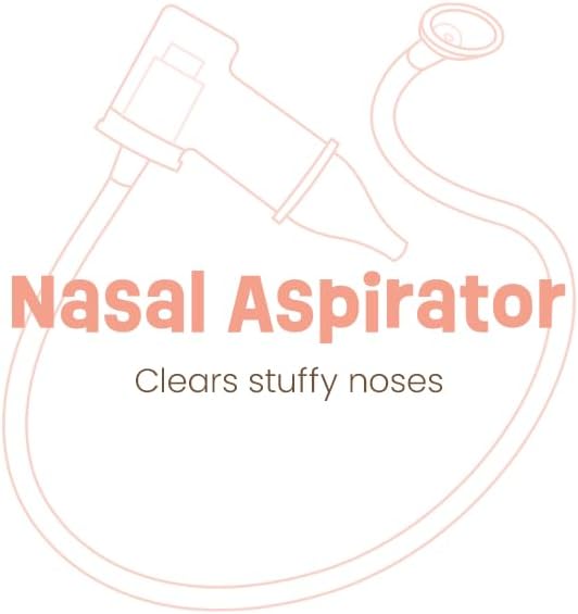 TensCare Aspirador nasal ayuda a limpiar la nariz bloqueada de tu bebé y elimina los mocos. Viene con filtros reutilizables y limpiables.