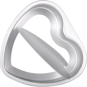 Molde de aluminio para pasteles en forma de corazón de varios tamaños, bandeja inferior extraíble, molde de aluminio para tartas, molde de pastel de Molde de aluminio para pasteles en forma de corazón de varios tamaños, bandeja inferior extraíble, molde de aluminio para tartas, molde de pastel de