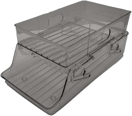 Makers’ Market – Dispensador automático de latas de soda para refrigerador o despensa – tiene capacidad para 1 o 2 capas y dispensa bebidas