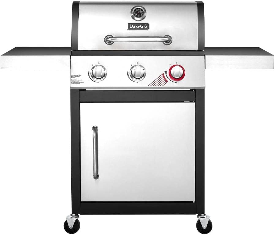Barbacoa de propano negro – 3 quemadores