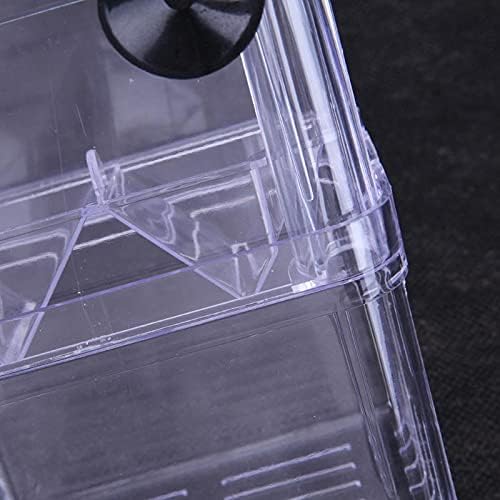 Caja de aislamiento de peces multifunción de acrílico grande Divisor de crianza Contenedor de mantenimiento para acuario de peces pequeños camarones