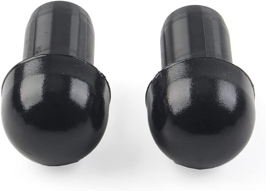Newsmarts 0.551 in negro motocicleta manillar puños extremos mango barra de mano tapa deslizante reemplazo para Ducati 696 795 796 797 1098 1198 821