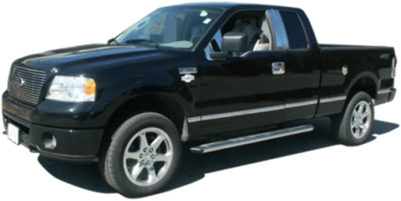 Compatible con Ford F-150 2004-2014 10 piezas de acero inoxidable basculante de panel basculante, kit inferior, 7.25 pulgadas – 7.5 pulgadas de