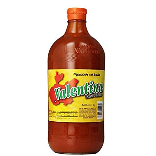 Valentina – Botella de salsa picante mexicana para salsa picante, 34 onzas